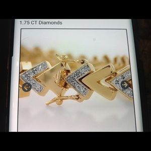 Women's bracelet 1.75 ct diamonds